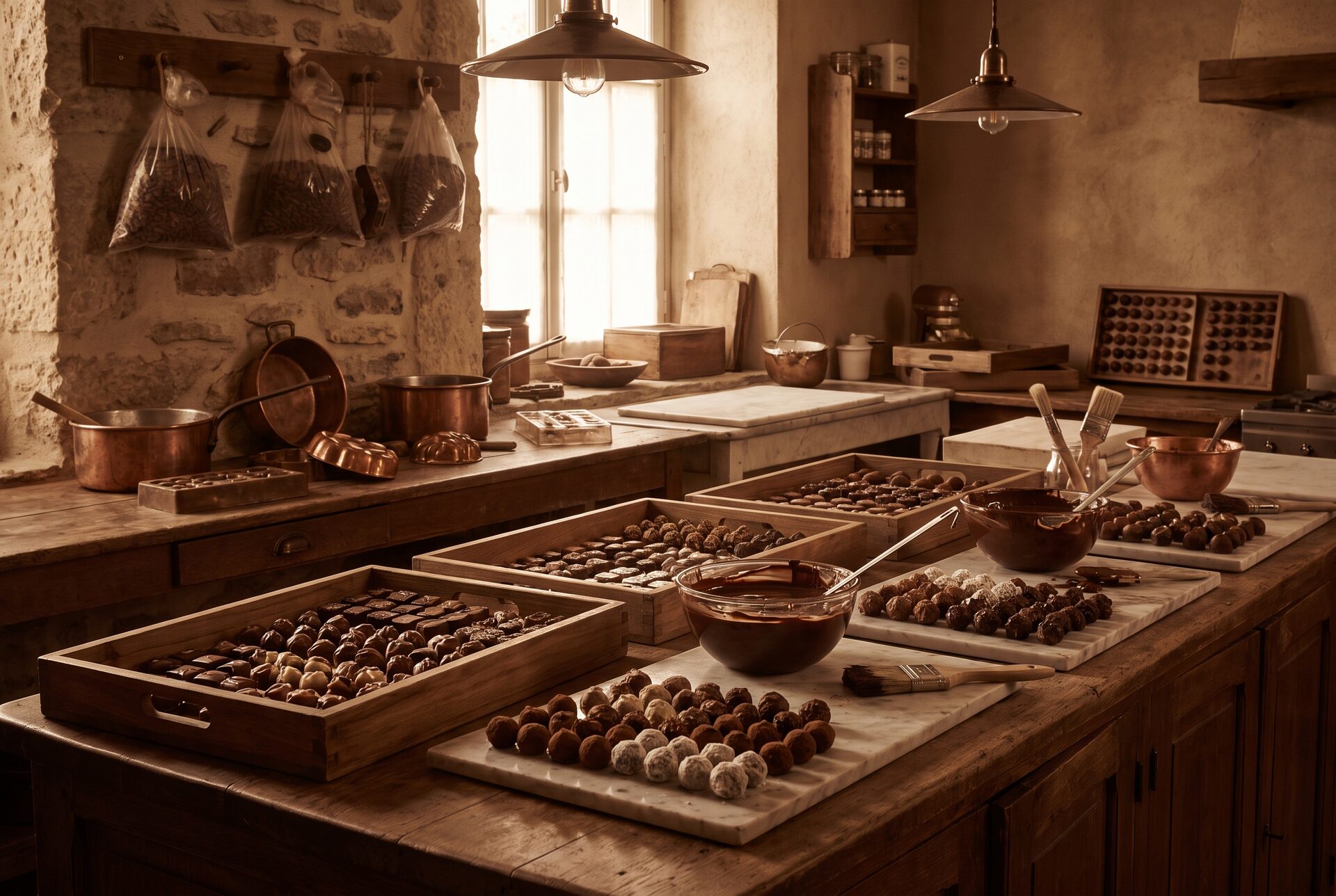 Saisonale Schokoladenkreationen im Atelier von CACAO in Zürich
