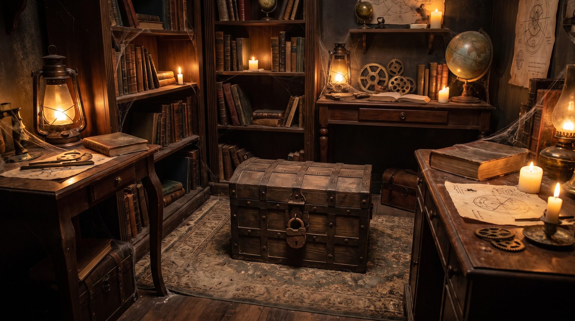 SCHLÜSSELMOMENT – stimmungsvoller Escape Room mit Rätseln, Schlössern und warmem Licht