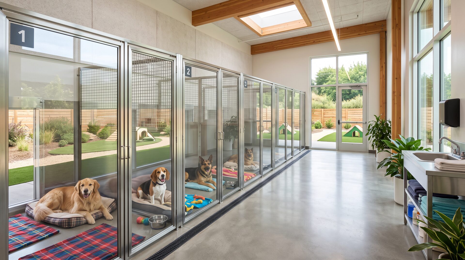 ZUFLUCHT – freundliches Tierheim mit Hundeausläufen und Grünflächen