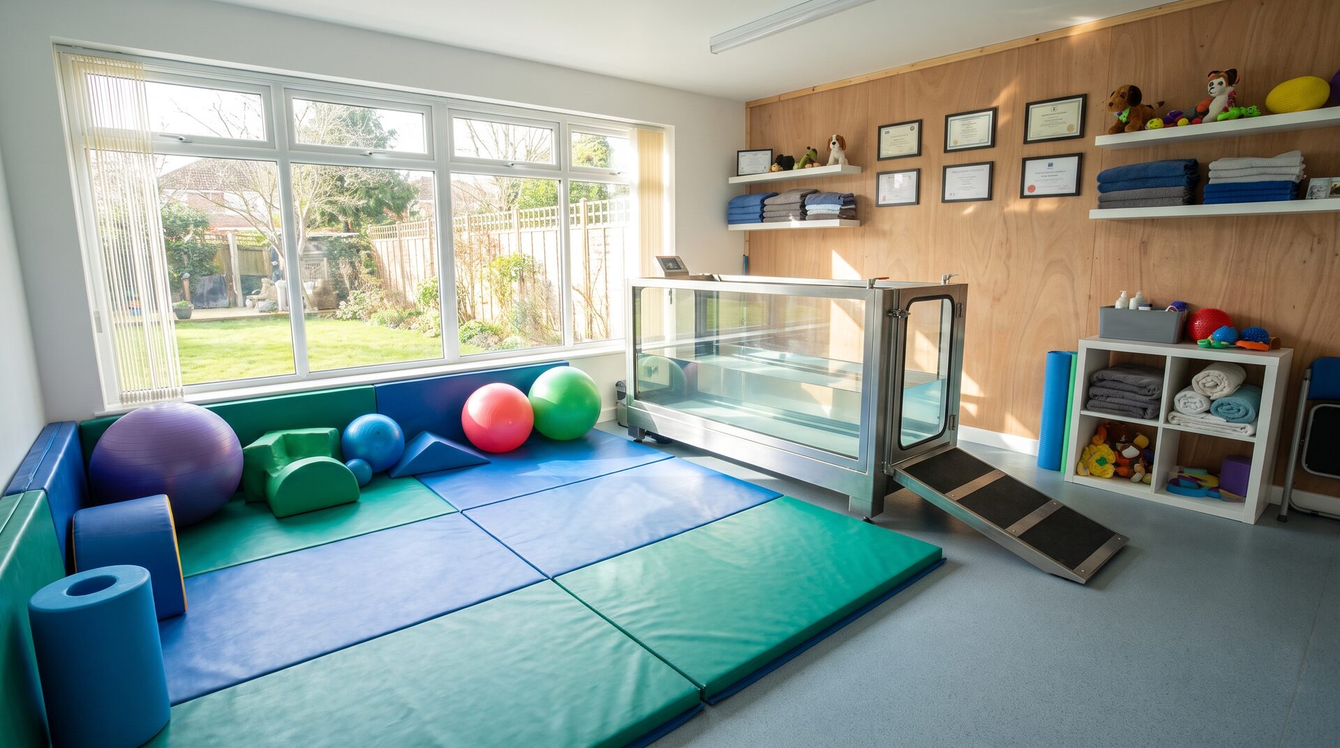 VIERBEIN – helle Tierphysiotherapie mit Unterwasserlaufband