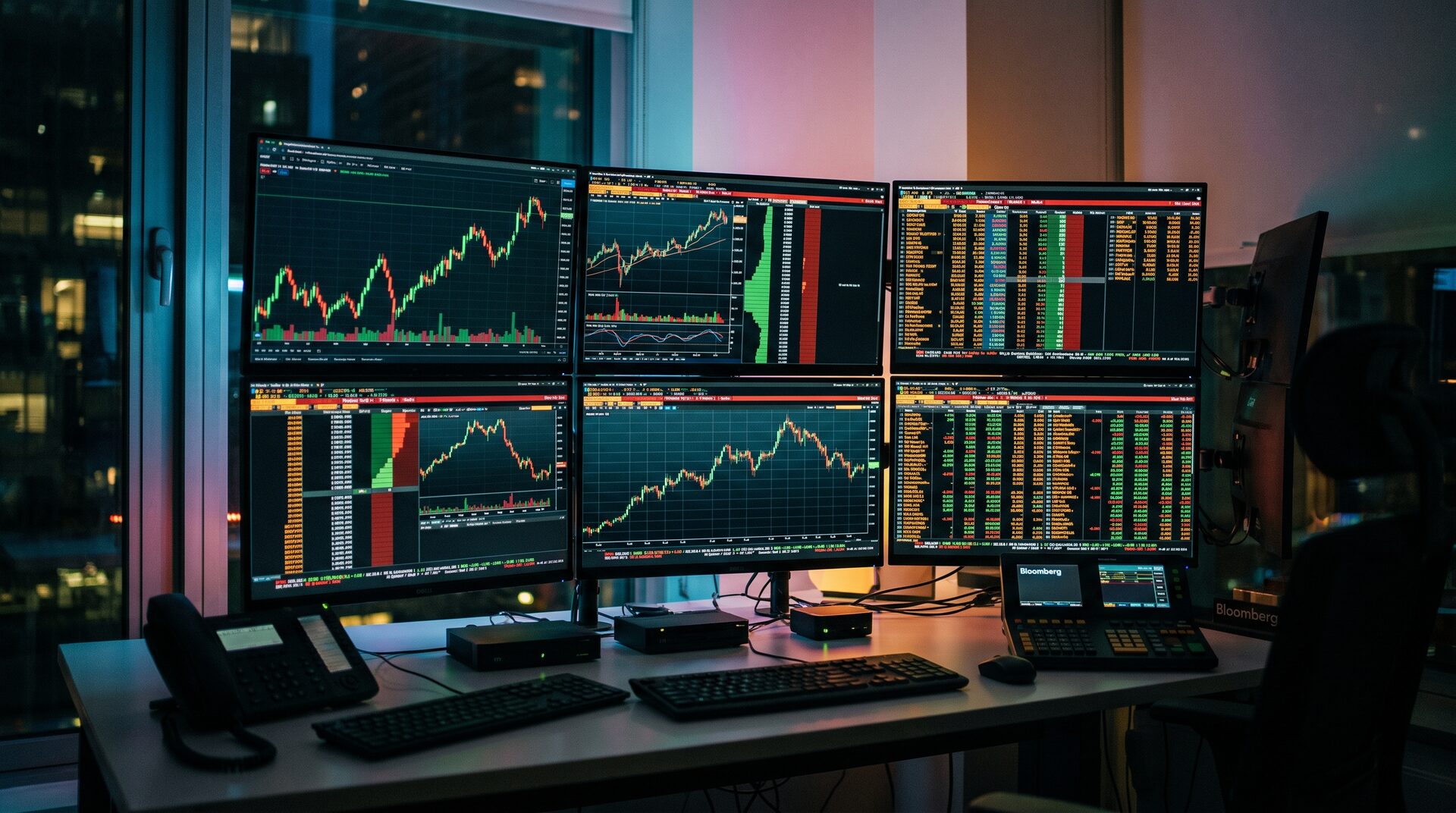 APEX – Trading-Charts auf dunklen Monitoren